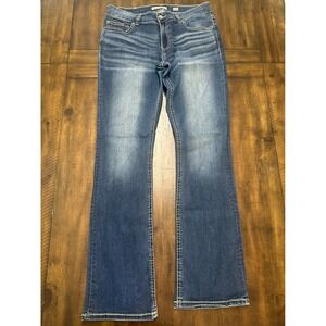 BKE Harper Bootcut Jeans Womens 31XL MediumWash Stretch Denim Long Inseam